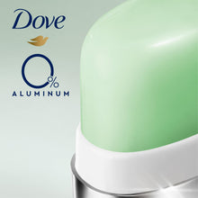 Load image into Gallery viewer, Dove 0% Aluminum Women's Deodorant Refill, Cucumber and Green Tea, 1.13 oz