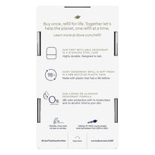 Load image into Gallery viewer, Dove Refillable Deodorant Starter Kit 0% Aluminum Coconut and Pink Jasmine Aluminum Free Deodorant 1.13 oz