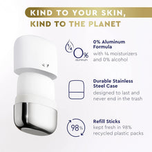 Load image into Gallery viewer, Dove Refillable Deodorant Starter Kit 0% Aluminum Coconut and Pink Jasmine Aluminum Free Deodorant 1.13 oz