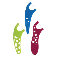 Load image into Gallery viewer, GUM Crayola Kids Flossers with Fluoride - Designed for Little Hands - Fun Grape Flavor - Easy to Use Kids Floss Picks for Children Ages 3+, 75 ct