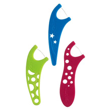 Load image into Gallery viewer, GUM Crayola Kids Flossers with Fluoride - Designed for Little Hands - Fun Grape Flavor - Easy to Use Kids Floss Picks for Children Ages 3+, 75 ct