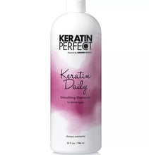 Load image into Gallery viewer, Keratin Perfect Daily Smoothing Shampoo - Clarifying, Anti-Frizz Hair - 32 Oz