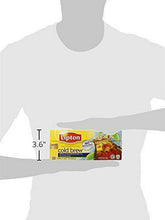 Load image into Gallery viewer, Lipton Cold Brew Family Black Iced Tea Unsweetened Decaffeinated Tea Bags, 66 Total Tea Bags (22ct - Pack of 3)