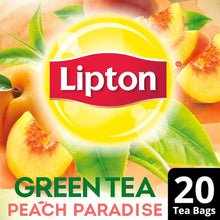 Load image into Gallery viewer, Lipton Green Tea -Peach Paradise, 20 Tea bags