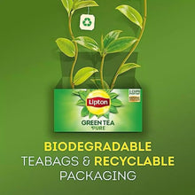 Load image into Gallery viewer, Lipton Lemon Green Tea Bags, Unsweetened Hot Tea Or Iced Tea (20ct - Pack Of 6)