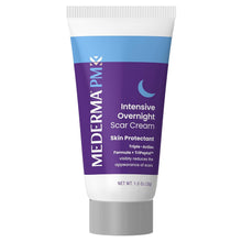 Load image into Gallery viewer, Mederma PM Intensive Overnight Scar Cream, Works with Skin's Nighttime Regenerative Activity, Clinically Shown to Make Scars Smaller and Less Visible, 1.0 Oz (28g)