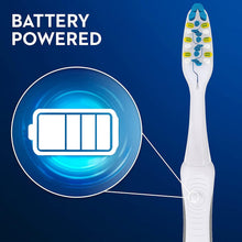 Load image into Gallery viewer, Oral-B Pulsar, Battery Powered 3D White Advanced Vivid Soft Toothbrush Twin Pack, Tooth Brush Pack, Travel Essentials (Colors May Vary)