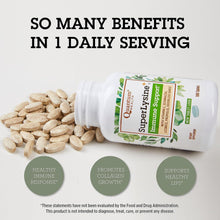 Load image into Gallery viewer, Quantum Health SuperLysine+ Advanced Formula Immune Support Supplement Lysine 1500 mg, Vitamin C Echinacea Licorice Bee Propolis and Odorless Garlic - 180 Tablets (Pack of 2)