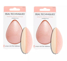 Load image into Gallery viewer, Real Techniques Miracle Cleansing Sponge, Skincare Facial Cleansing Tool, 2 pack