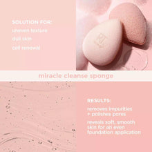 Load image into Gallery viewer, Real Techniques Miracle Cleansing Sponge, Skincare Facial Cleansing Tool, 2 pack