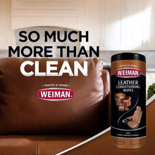 Load image into Gallery viewer, Weiman Leather Wipes (2 Pack) Clean Condition prevent Cracking Or Fading Leather