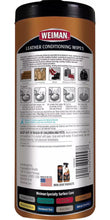 Load image into Gallery viewer, Weiman Leather Wipes (2 Pack) Clean Condition prevent Cracking Or Fading Leather