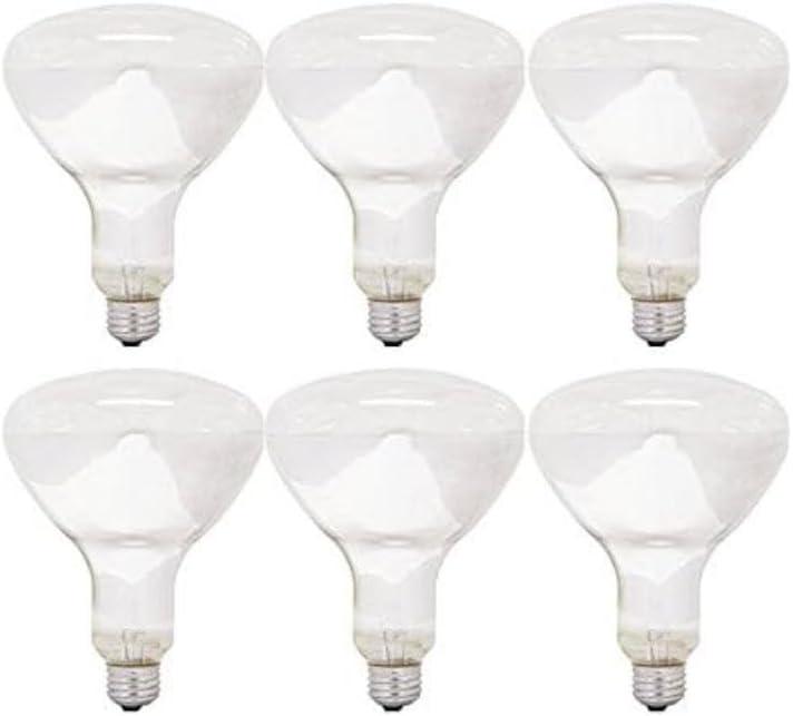 GE Lighting 65-Watt, 580-Lumen, BR40, Floodlight Bulb, Soft White - 6 Pack