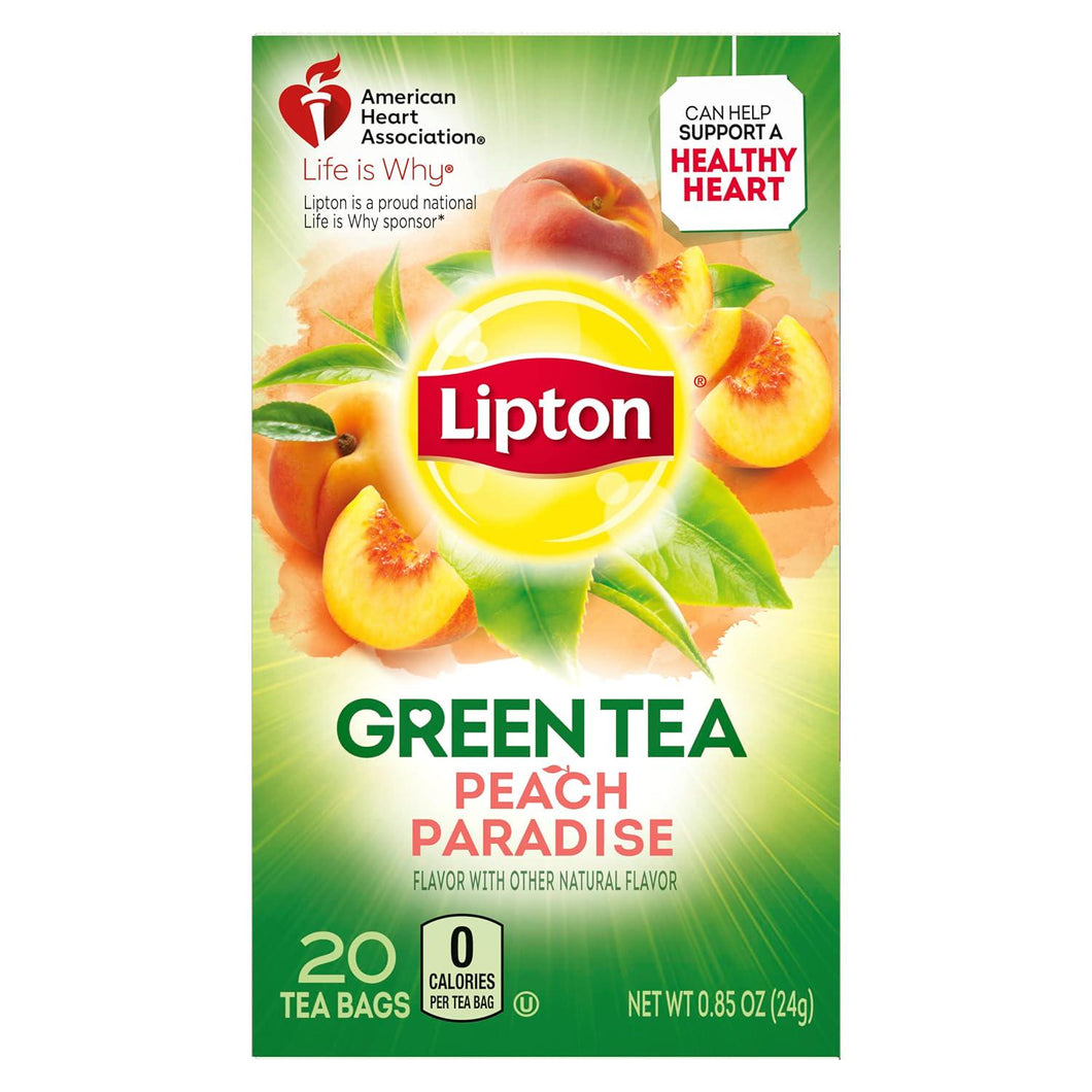 Lipton Green Tea -Peach Paradise, 20 Tea bags