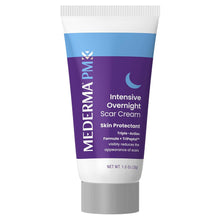 Load image into Gallery viewer, Mederma PM Intensive Overnight Scar Cream, Works with Skin&#39;s Nighttime Regenerative Activity, Clinically Shown to Make Scars Smaller and Less Visible, 1.0 Oz (28g)
