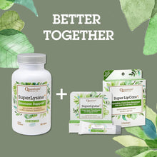 Load image into Gallery viewer, Quantum Health SuperLysine+ Advanced Formula Immune Support Supplement Lysine 1500 mg, Vitamin C Echinacea Licorice Bee Propolis and Odorless Garlic - 180 Tablets (Pack of 2)
