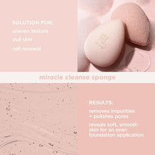 Load image into Gallery viewer, Real Techniques Miracle Cleanse Sponge, Facial Cleansing Beauty Sponge, Deep Cleansing and Exfoliating, 1 Count
