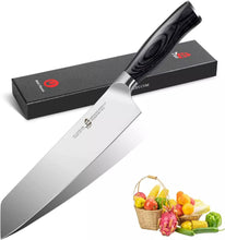 Load image into Gallery viewer, TUO Kirisuke Knife 8.5 Inch Vegetable Cleaver Kitchen Knife - Black
