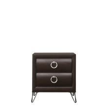 Load image into Gallery viewer, Acme Tablita Wooden Frame Nightstand in Dark Merlot
