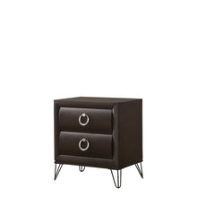 Load image into Gallery viewer, Acme Tablita Wooden Frame Nightstand in Dark Merlot
