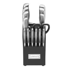 Load image into Gallery viewer, Cuisinart 15pc Stainless Steel Hollow Handle Cutlery Block Set
