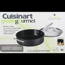 Load image into Gallery viewer, Cuisinart Greengourmet Hard Anodized Eco Friendly Non-Stick 5.5 Qt. Sauté Pan
