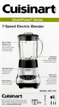 Load image into Gallery viewer, Cuisinart Smart Power Electronic 7 Speed Blender Black (SPB-7CH)
