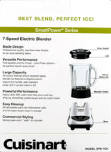 Load image into Gallery viewer, Cuisinart Smart Power Electronic 7 Speed Blender Black (SPB-7CH)
