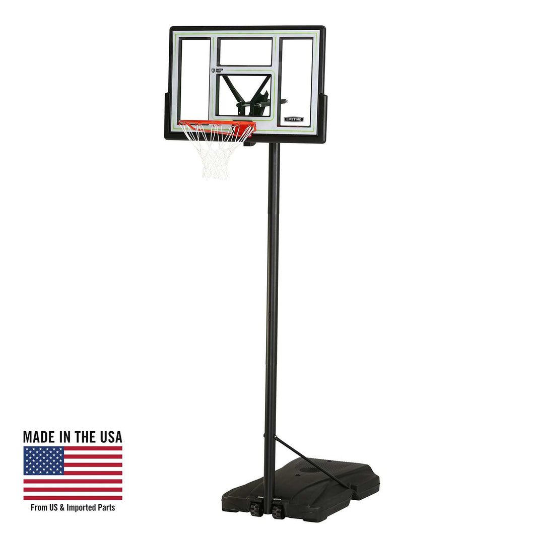 Lifetime 46in Adjustable Portable Basketball Hoop