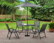 Load image into Gallery viewer, Albany Lane 6 Piece Outdoor Patio Dining Set, Grey
