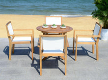 Load image into Gallery viewer, Chante 5 Piece Outdoor Contemporary Dining Set with Cushion
